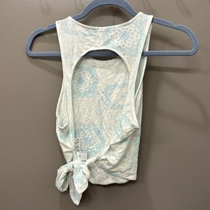 BP from Nordstrom Ivory - Blue crop top